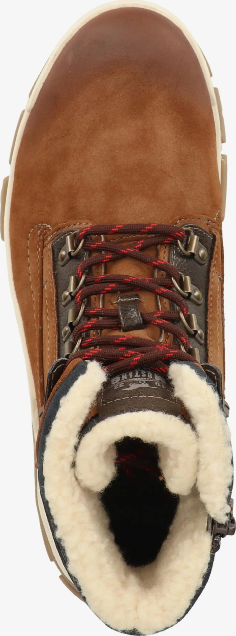 Mustang Boots & Laarzen Veterboots Heren Cognac - Afbeelding 6