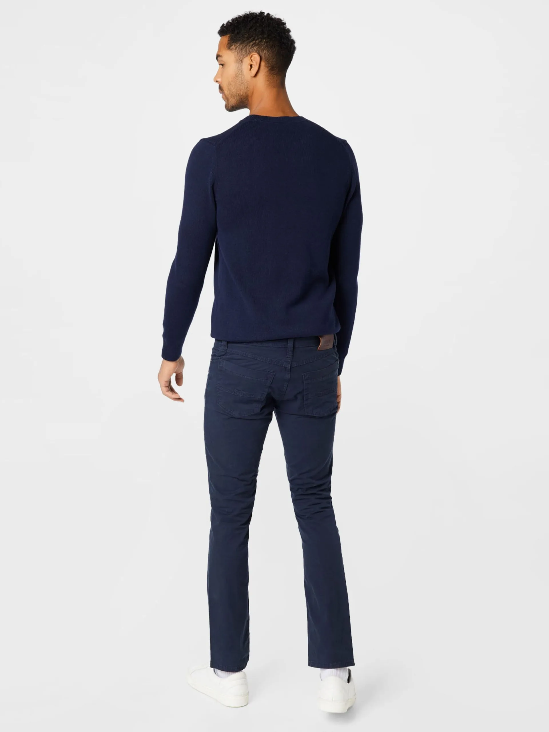 Mustang Pantalons Slimfit Broek Washington Heren Donkerblauw - Afbeelding 3