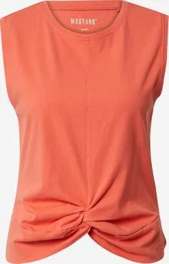 Mustang Mouwloze Shirts Top Anita Dames Framboos