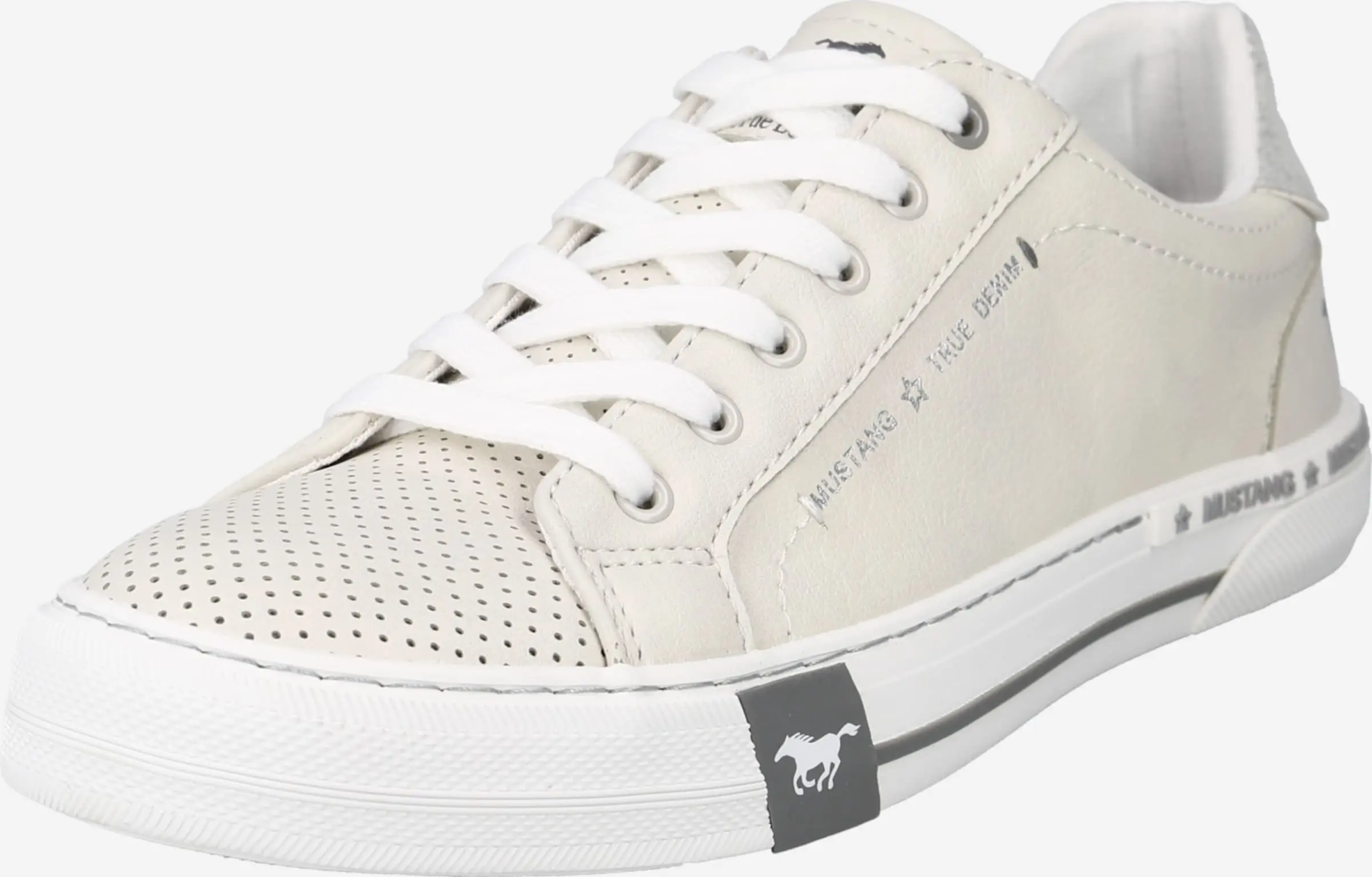 Mustang Casual Sneakers Sneakers Laag Dames Offwhite