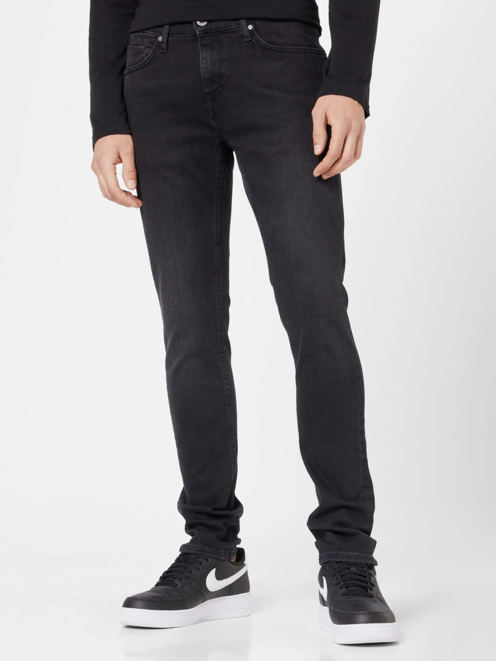 Mustang Jeans Skinny Jeans Atlanta Heren Zwart - Afbeelding 2