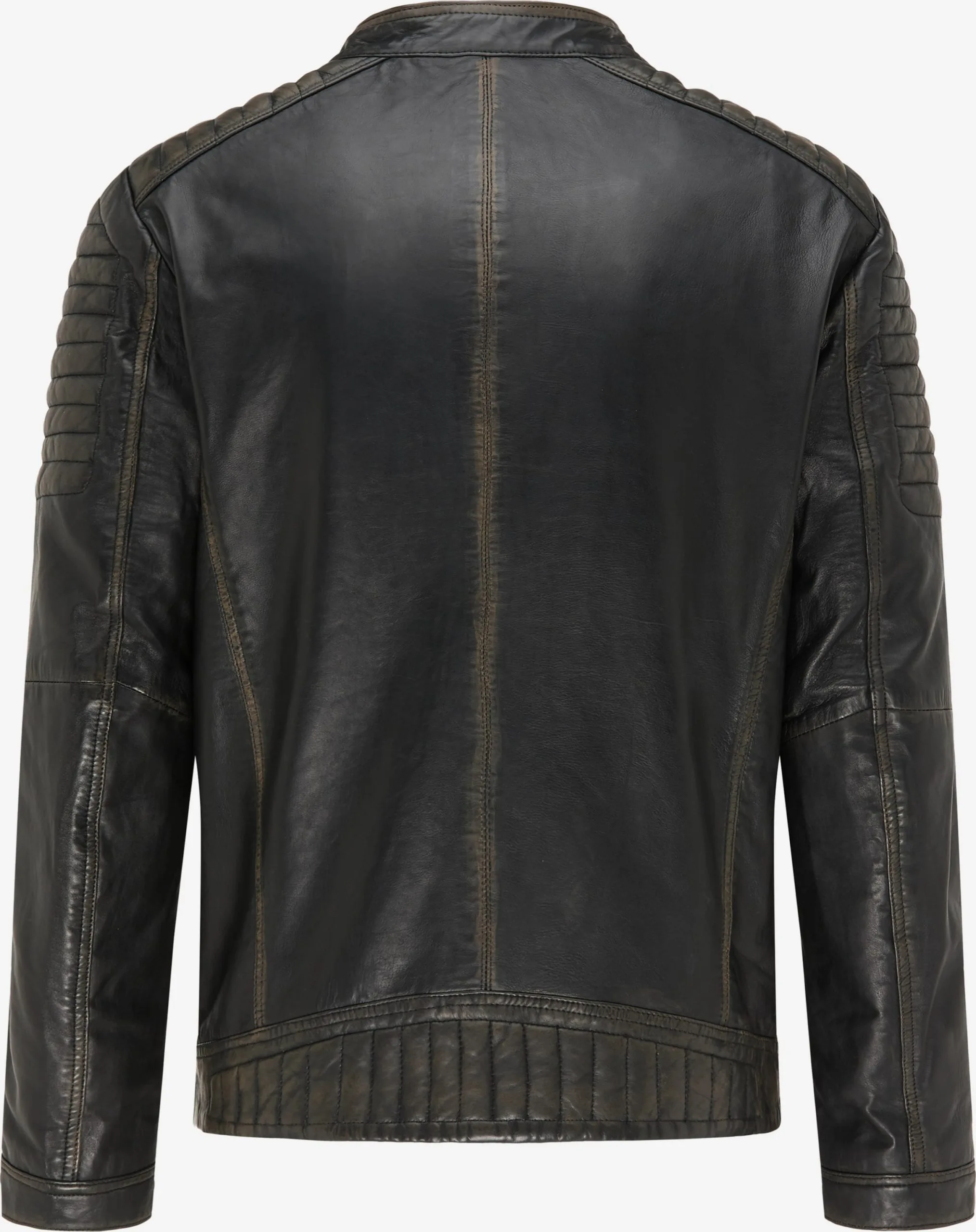 Mustang Leren Jassen Tussenjas Heren Donkerbruin - Afbeelding 2