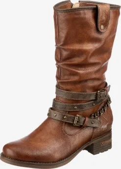 Mustang Klassieke Laarzen Laarzen Dames Cognac